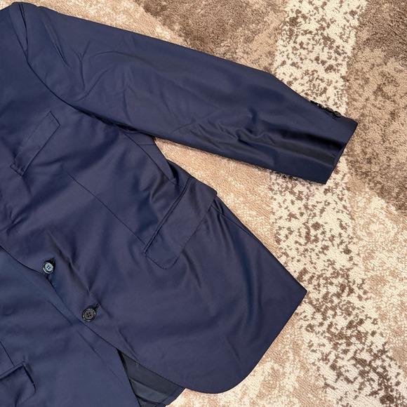 Brioni 2 Piece Suit Italy Men's Blue Two Button Wool 44R 36x30 Luxury Old Money - Picture 5 of 16